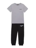 Little Boy's & Logo Joggers