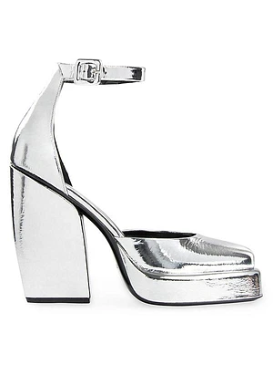 Sean 120MM Platform Leather Pumps