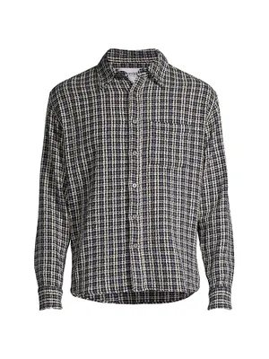 Sefirot Snow Check Button-Front Shirt