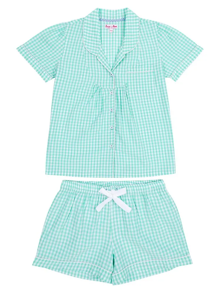 Hepburn Gingham Short Pajama Set