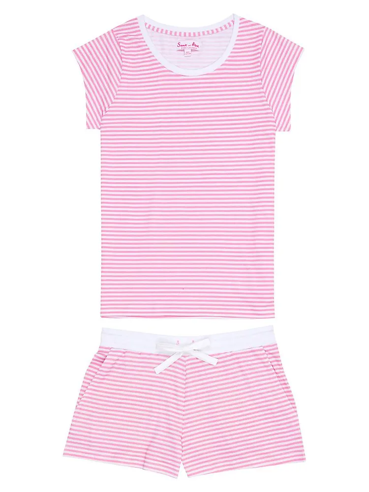 Peony Jersey Short Sleeve Pajama Set