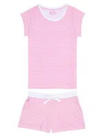 Peony Jersey Short Sleeve Pajama Set