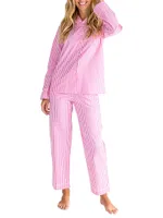 Hepburn Gingham Print Pajama Set