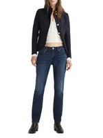 Dre Low-Rise Slim Boyfriend Jeans