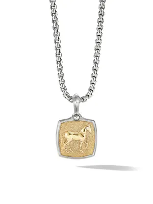 Petrvs® Horse Amulet with 18K Yellow Gold