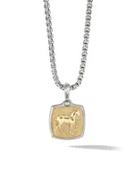 Petrvs® Horse Amulet with 18K Yellow Gold