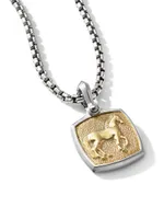 Petrvs® Horse Amulet with 18K Yellow Gold