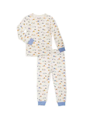 Little Boy's Can You Dig It Long-Sleeve Pajama Set