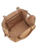Alma Large Leather Tote Bag