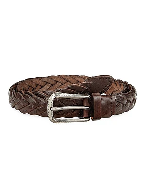 Braided Leather Belt