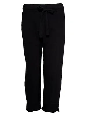 Crop Raw Easy Fit Joggers