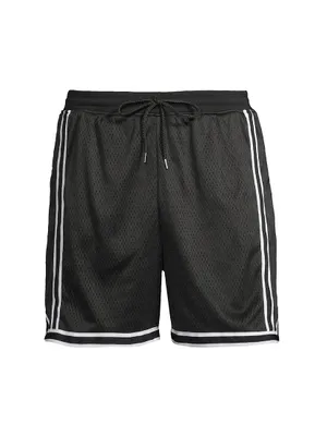 Striped Varsity Shorts