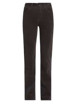 Cruz Corduroy Boot-Cut Pants