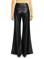 Nash Vegan Leather Flared Pants