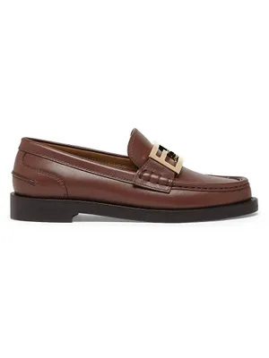 Baguette Leather Loafers