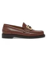 Baguette Leather Loafers