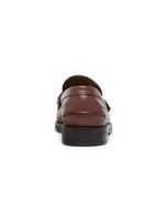 Baguette Leather Loafers