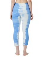 Hand Dyed Cropped Ankle Shape Jeans