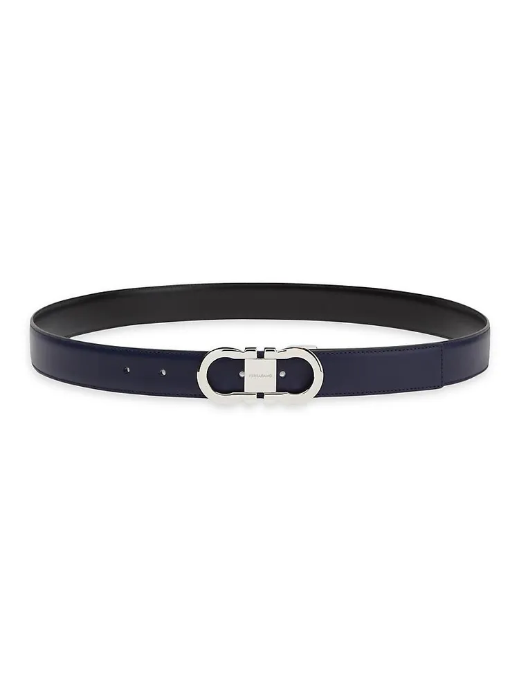 Gancini Cut-to-Size Leather Belt