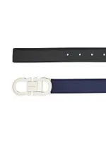 Gancini Cut-to-Size Leather Belt