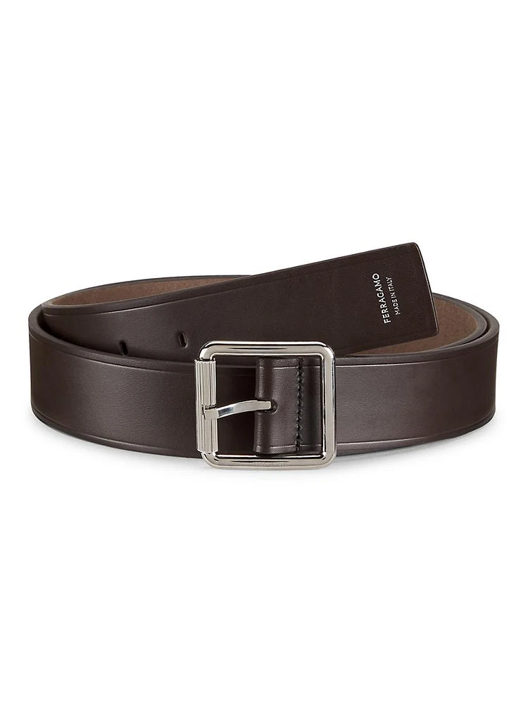 Adjustable Cut-to-Size Leather Belt