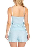 Stripe Jersey Camisole Set