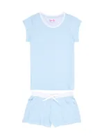 Jersey Short Sleeve Pajama Set