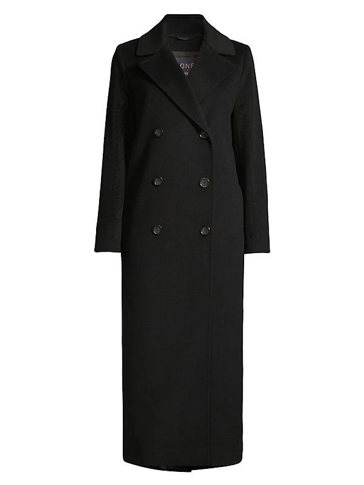 Double-Breasted Wool Coat