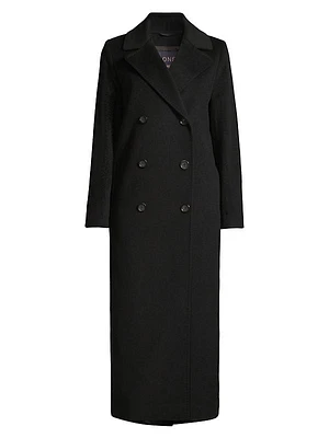 Double-Breasted Wool Coat