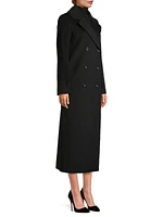 Double-Breasted Wool Coat