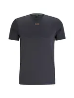 Slim-Fit T-Shirt With Decorative Reflective Pattern