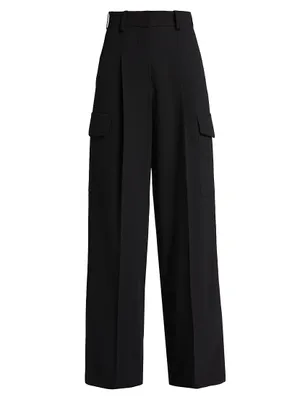 Fara Crepe Straight Pants