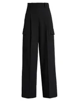 Fara Crepe Straight Pants