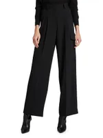 Fara Crepe Straight Pants