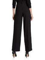 Fara Crepe Straight Pants