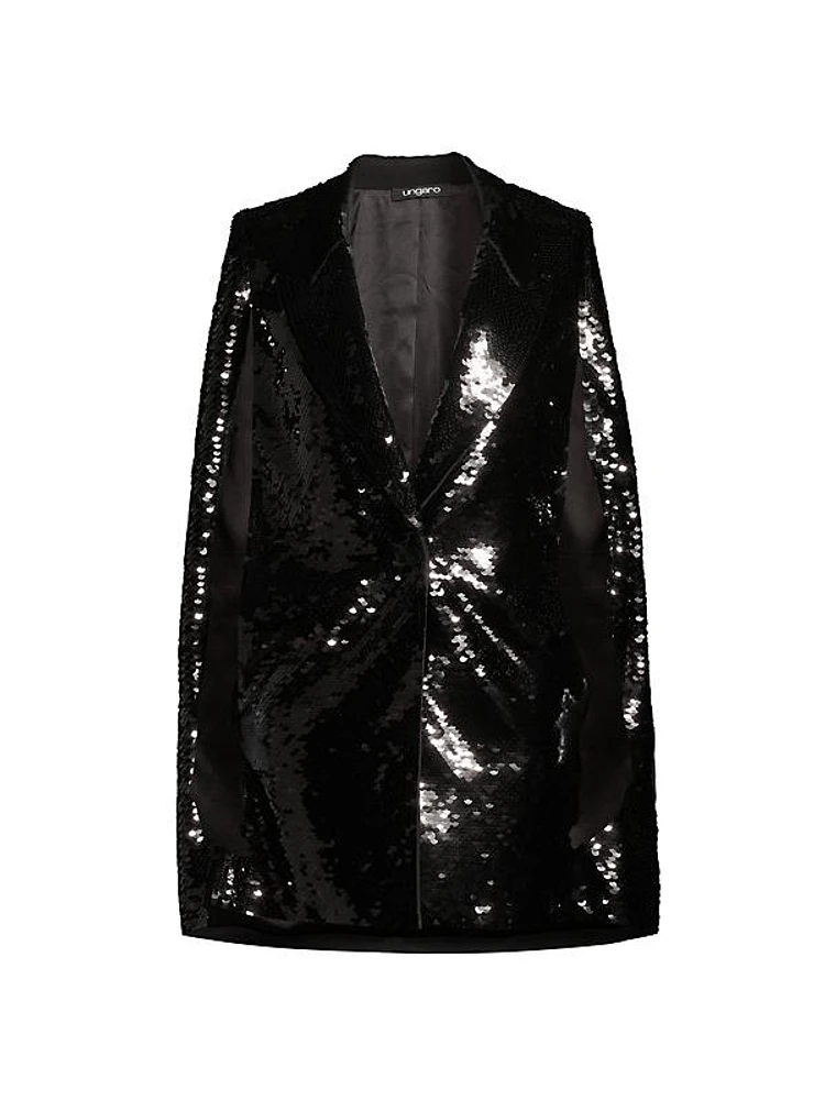 Chloe Sequined Cape