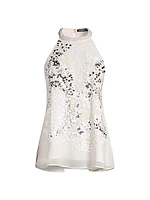 Skylar Sequined Halter Top