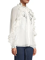 Isabella Embellished Chiffon Blouse