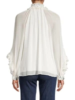 Isabella Embellished Chiffon Blouse