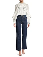 Isabella Embellished Chiffon Blouse