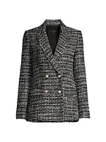 City Mist Tweed Double-Breasted Jacket