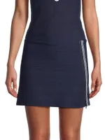 Side-Zip Stripe Skort