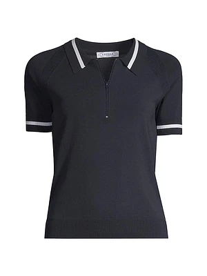 Tipped Jersey Polo