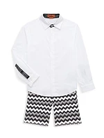 Little Boy's & Boy's Slim-Fit Button-Up Shirt