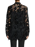 Main Event Open-Stitch Lace Tunic