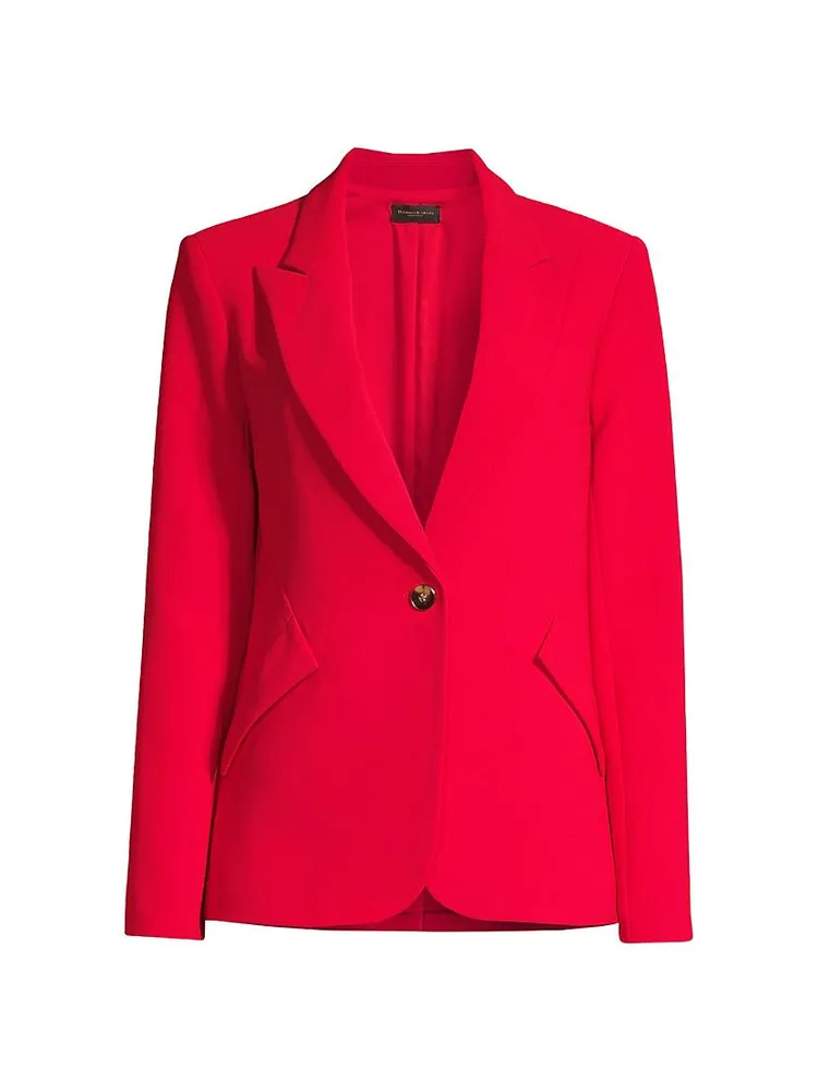 Main Event Satin-Back Blazer