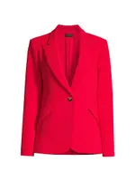 Main Event Satin-Back Blazer