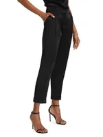 Madelyn Cropped Satin Pants