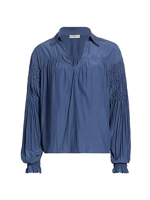 Scarlett Pleated Blouse