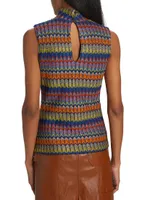 Madison Zigzag Sleeveless Sweater